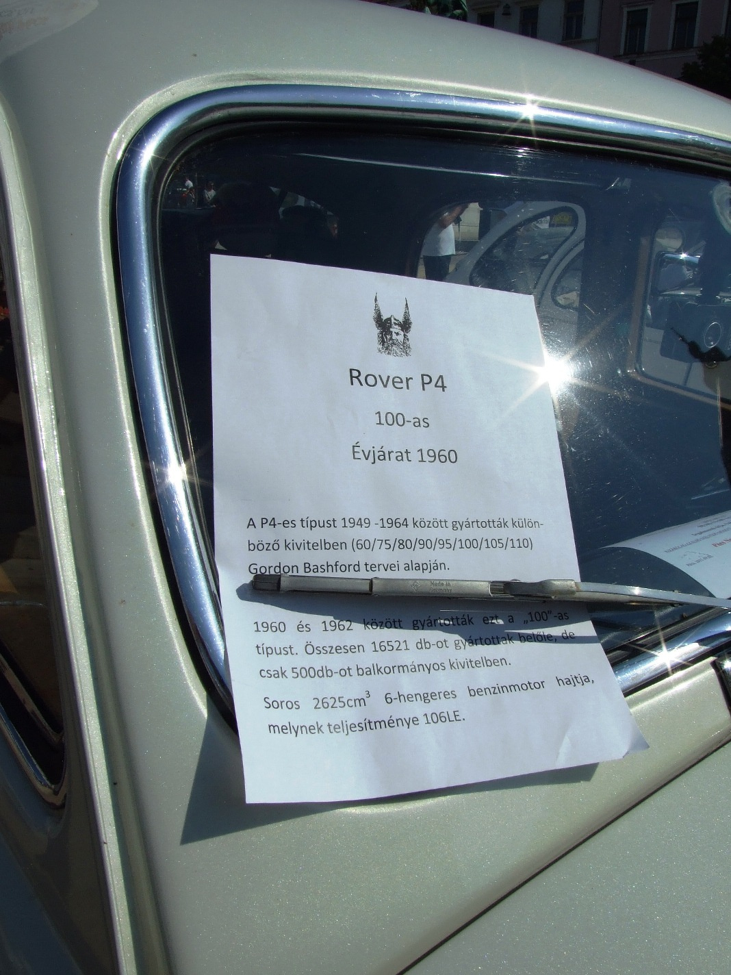 Rover P4 100 c