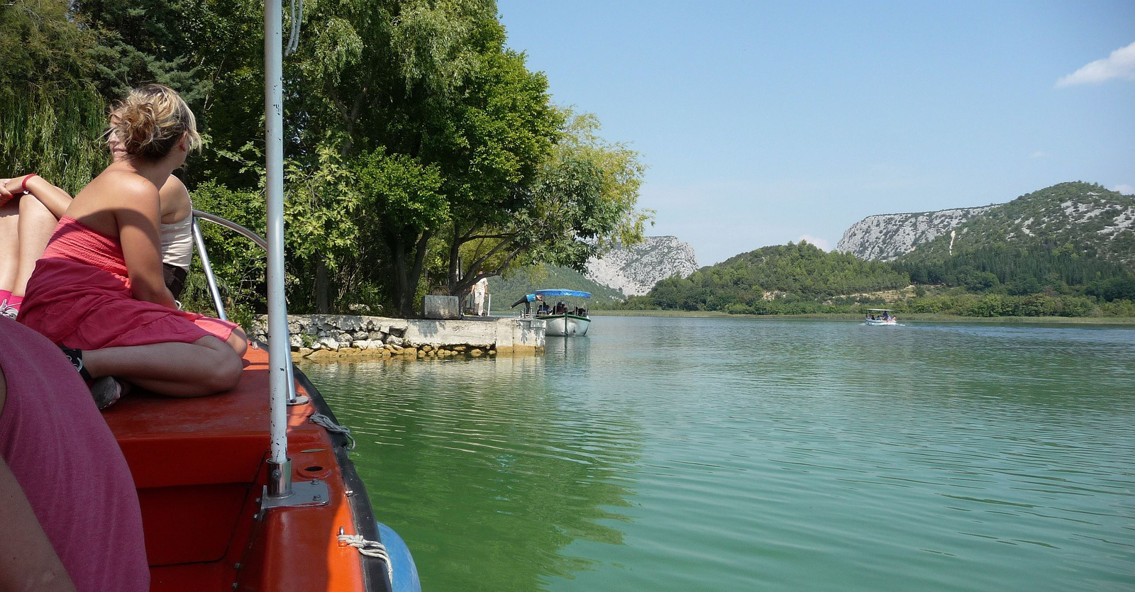 2013. szept. - kikötés a szigeten - Krka