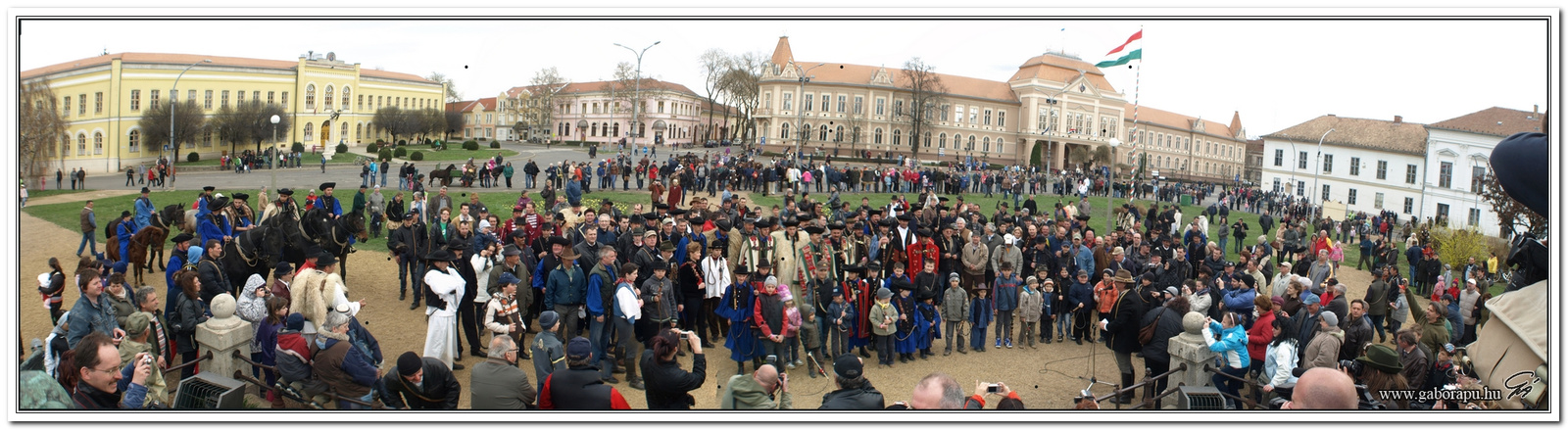 A csergetés résztvevői.