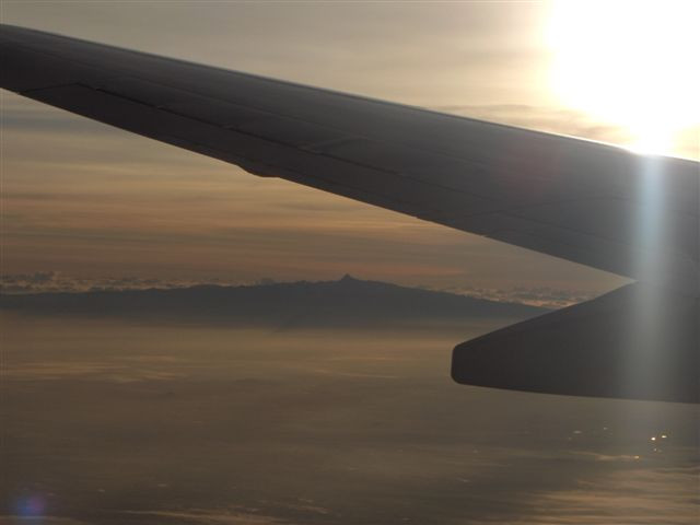 mauritius, repülő, horizont