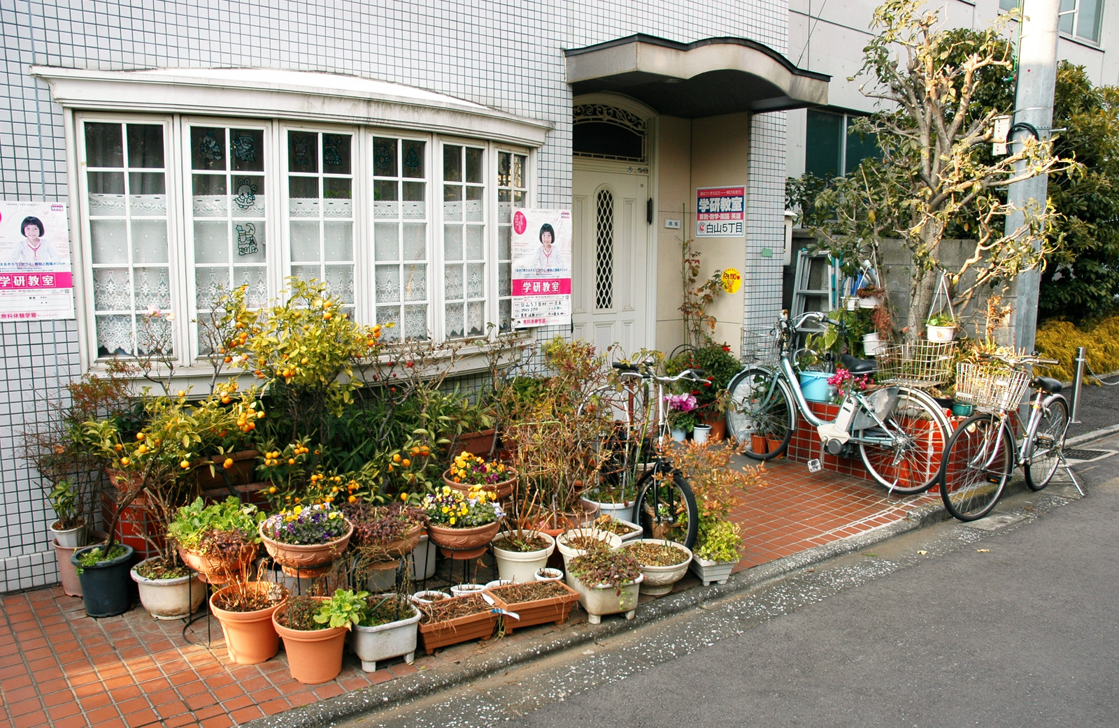 Klasszikus japán ház a külvárosban