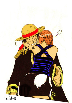 Happy End  Luffy and Nami by TsukiS