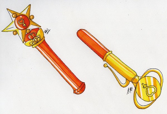 Sailor Venus Henshin Pens by tini