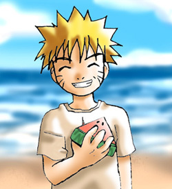 naruto and his watermelon by taichikun14