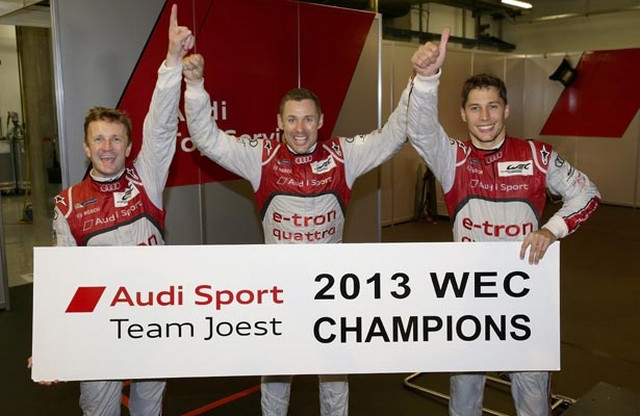 Allan McNish, Tom Kristensen, Loic Duval