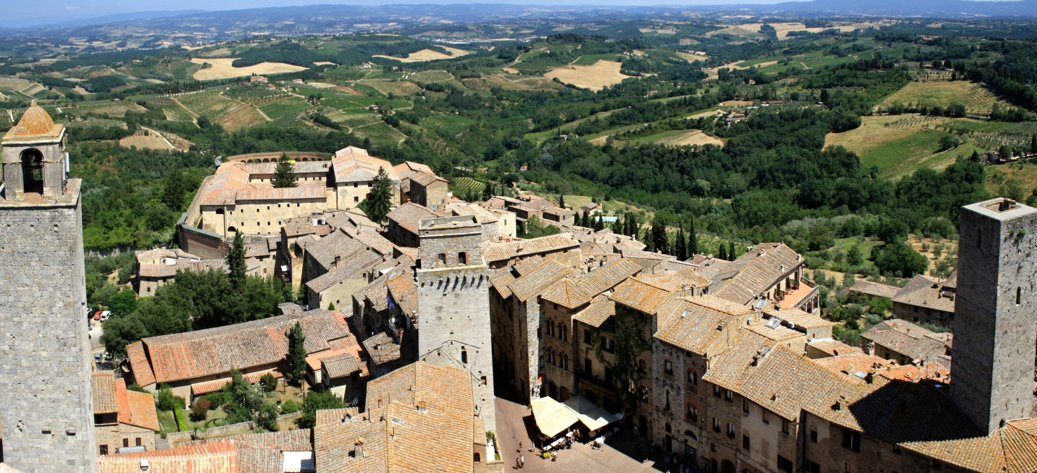 San Gimignano panoráma