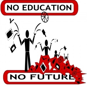 no education
