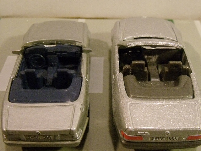 Mercedes 500SL Majorette vs Matchbox (3)