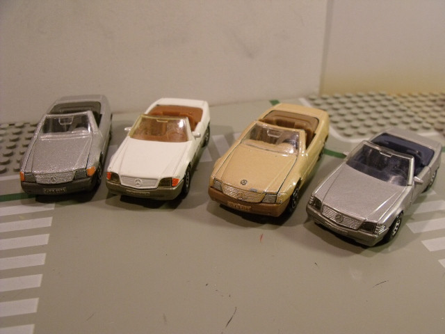 Mercedes 500SL Majorette vs Matchbox (16)