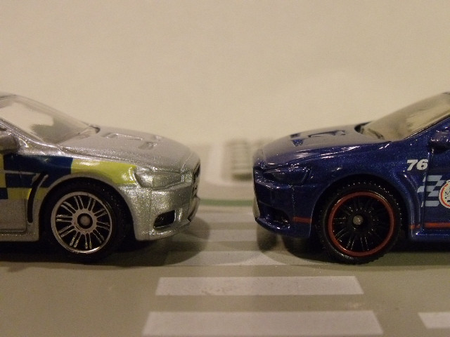 Mitsubishi Lancer EVO X Police Matchbox (10)