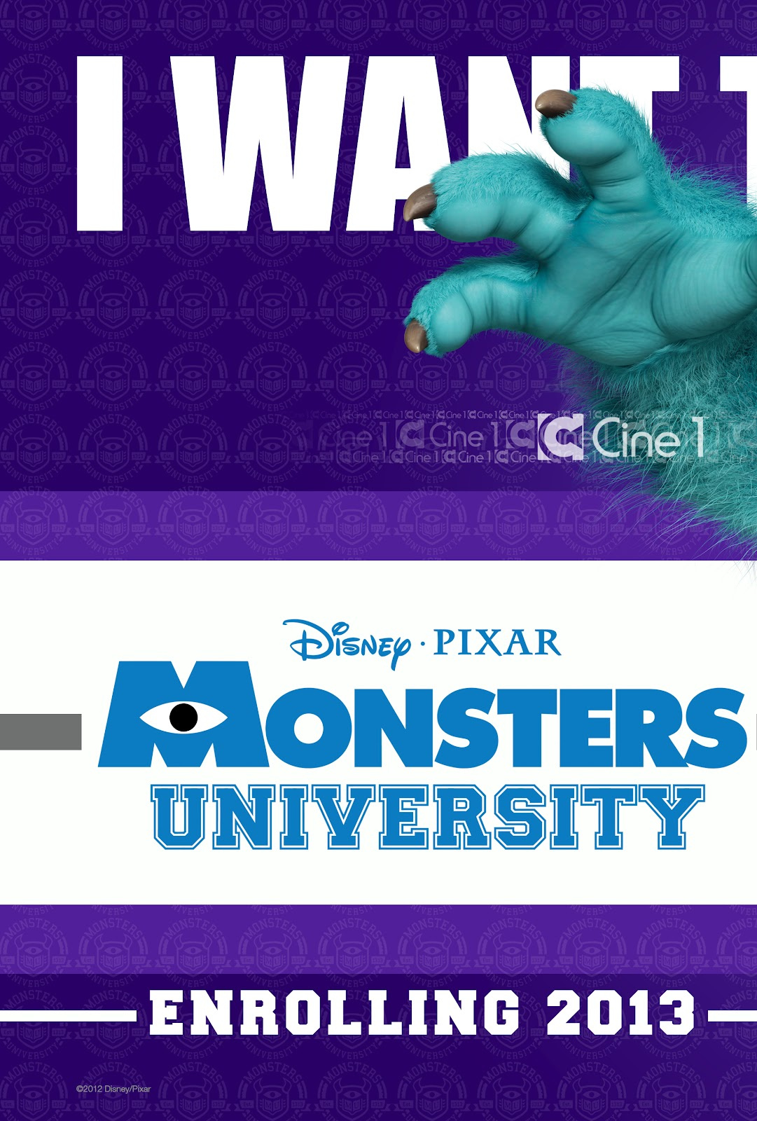 Monsters University a Cine 1