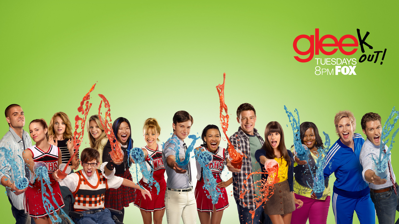 Glee Wallpaper 1920x1080 Keyart