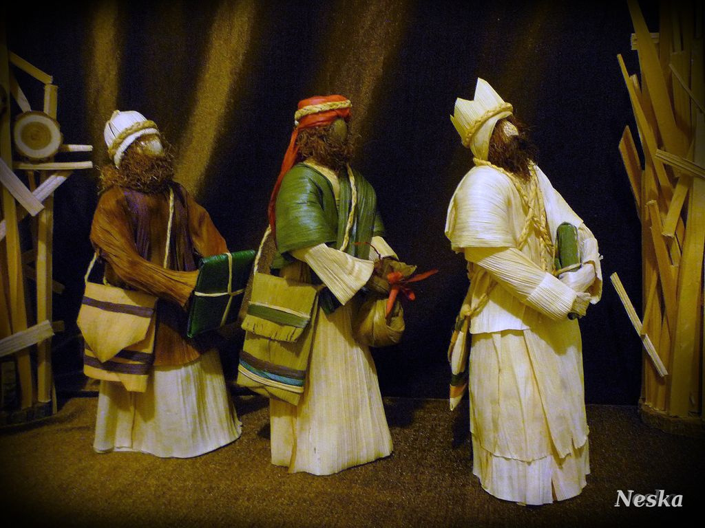 Betlehembe indul a három király.