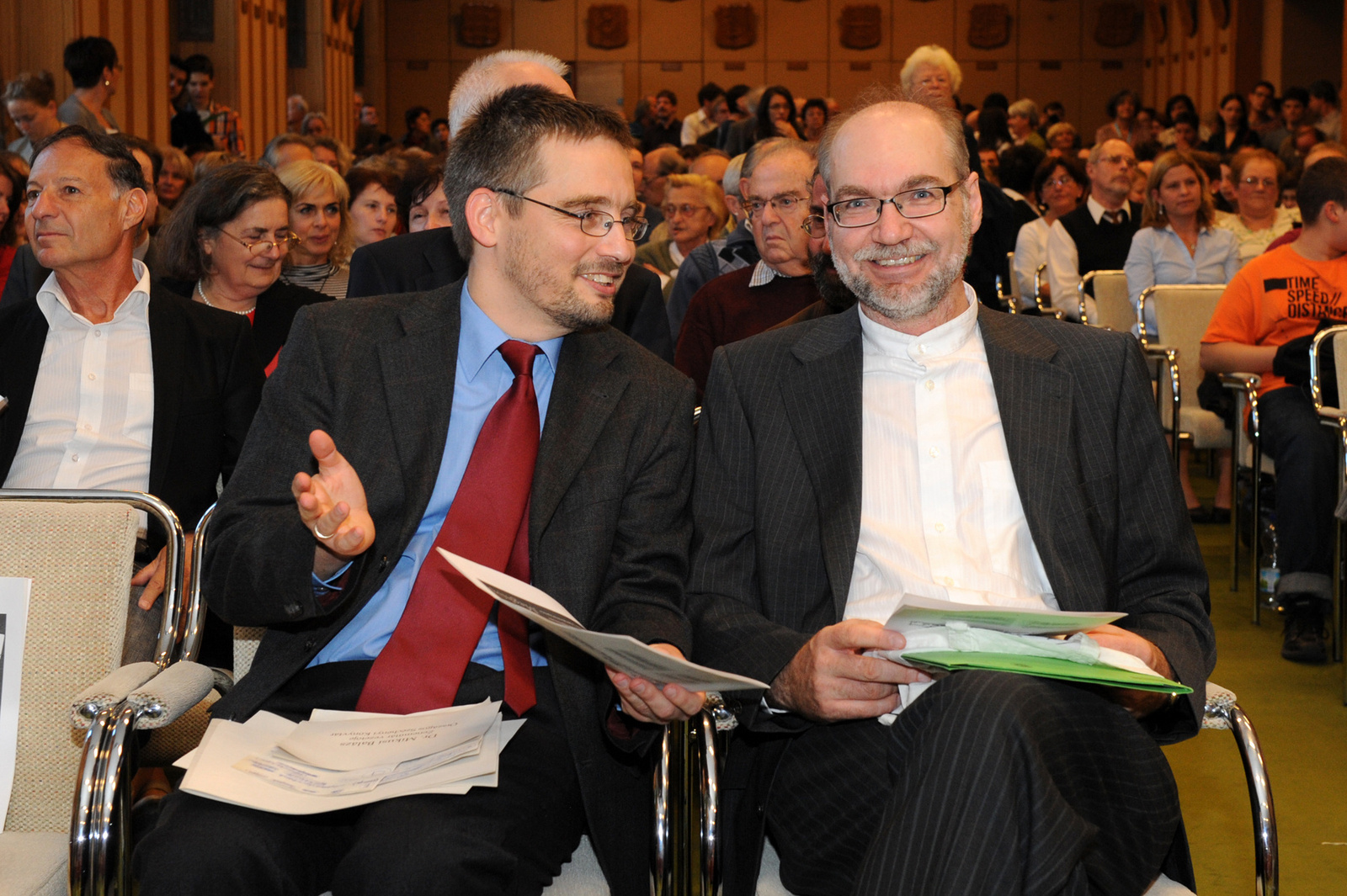 Dr. Mikusi Balázs és dr. Ulrich Leisinger