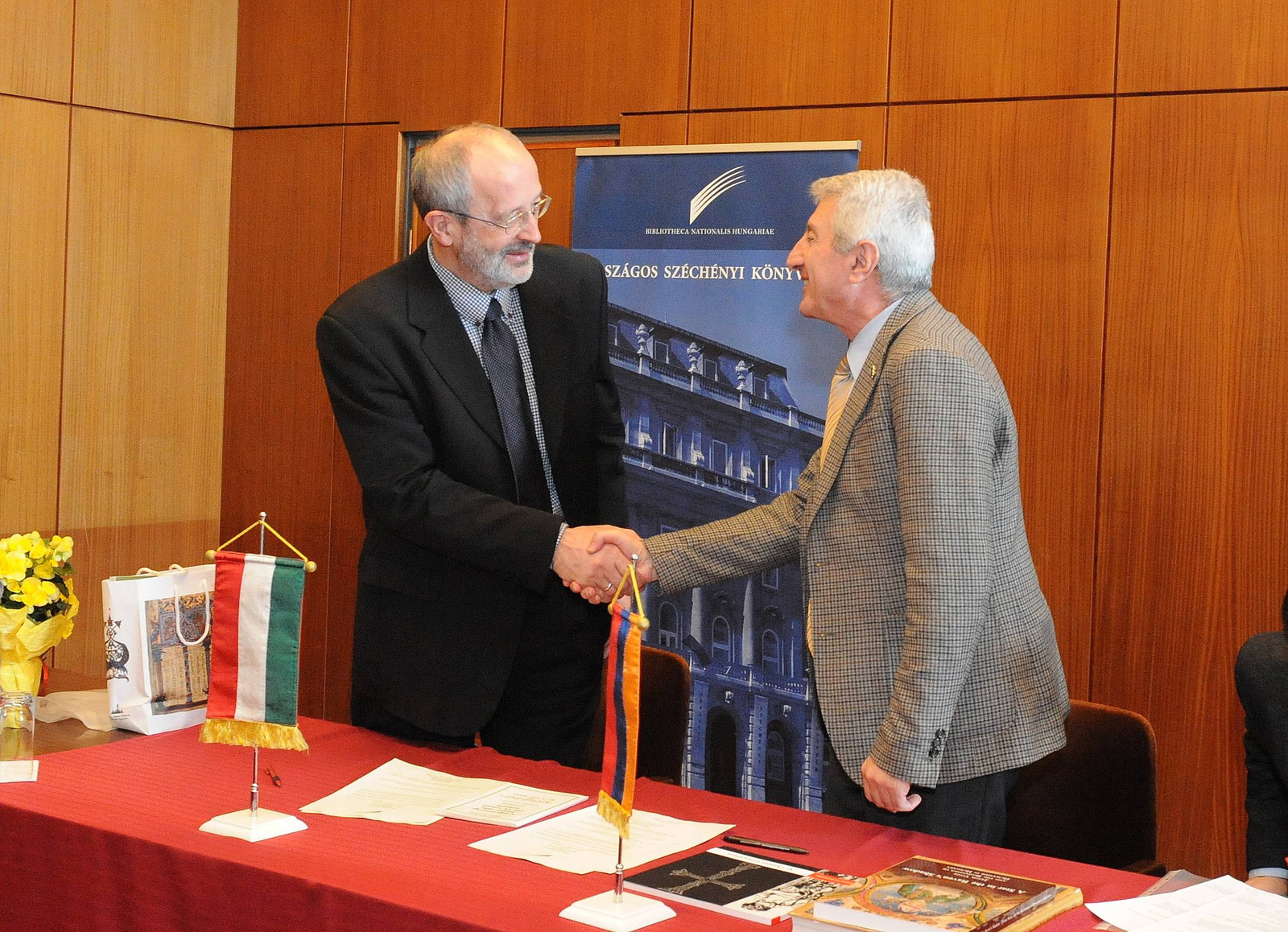 Együttműködés az örmény nemzeti könyvtárral