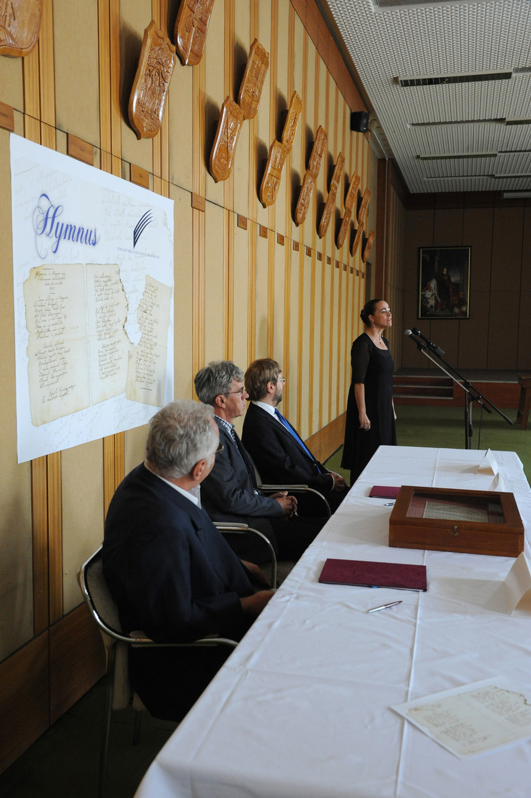 A Hymnus eredetije továbbra is a nemzeti könyvtárban