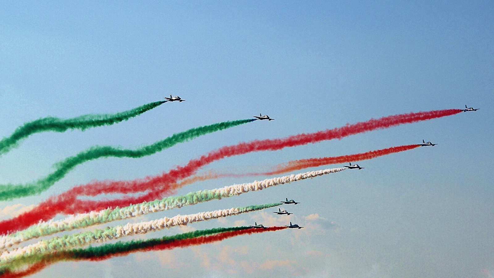 Frecce Tricolori Olaszországból Kecskeméti Repülőnap 2013