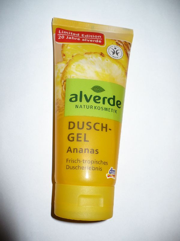 Tusfürdő DM Alverde Dusch gel ananász P1050571