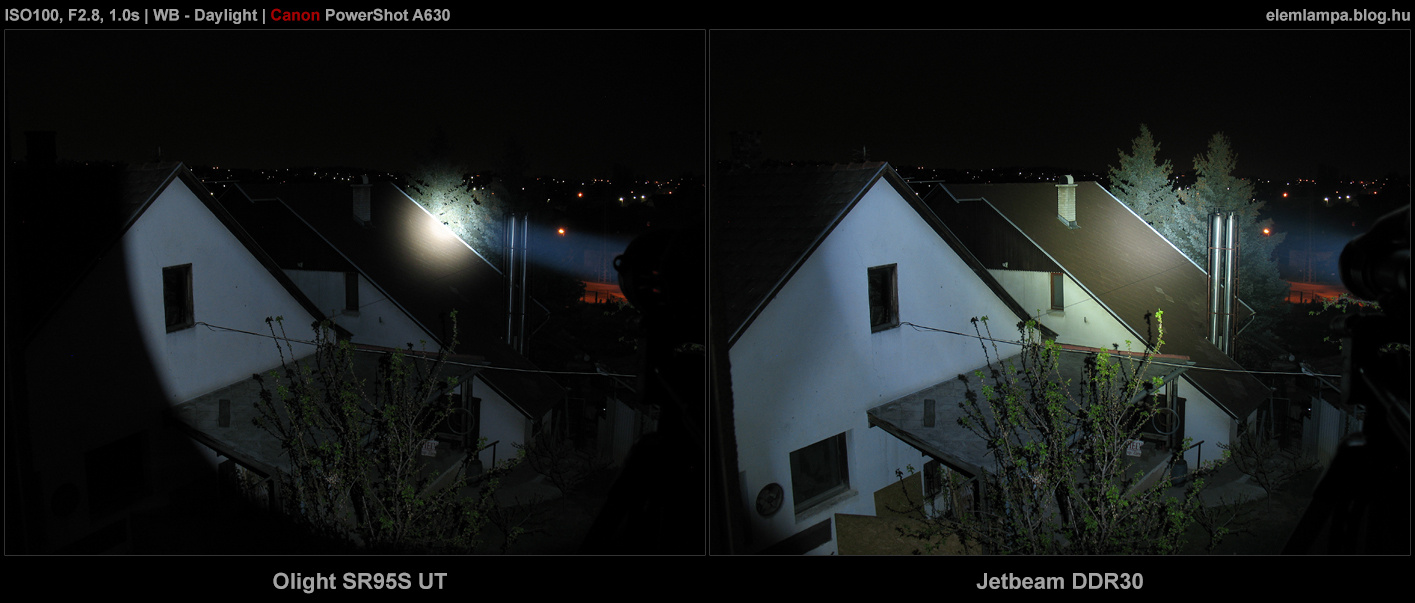 Olight SR95S UT vs Jetbeam DDR30