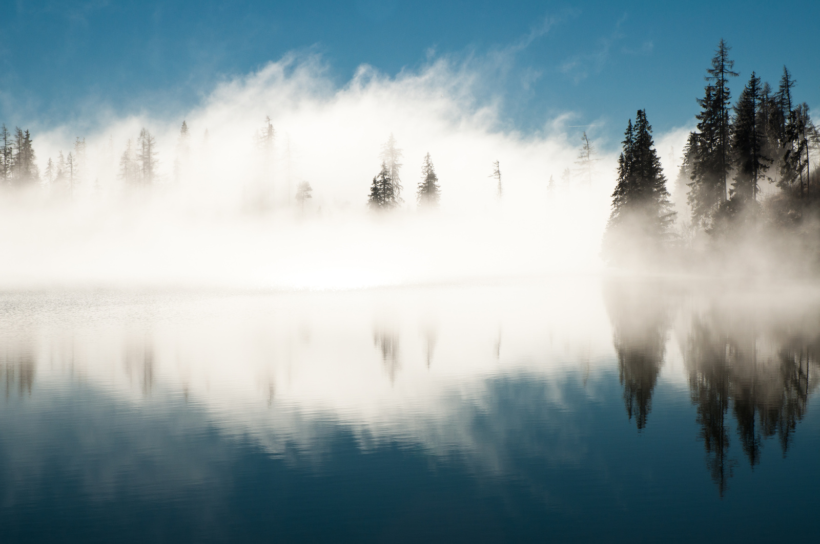 Csorba-tó köd
