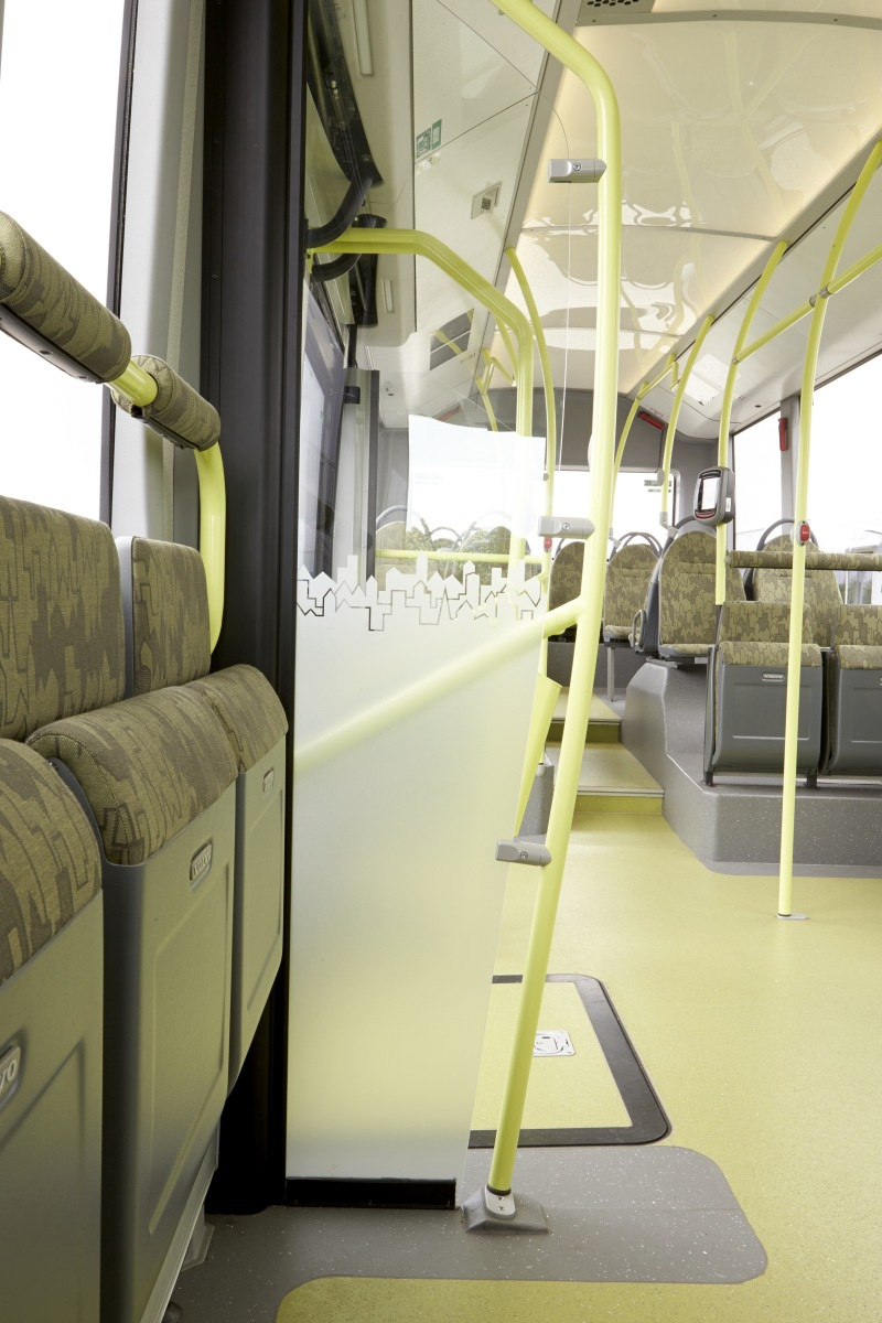 Volvo Electric Bus interior 2015 4