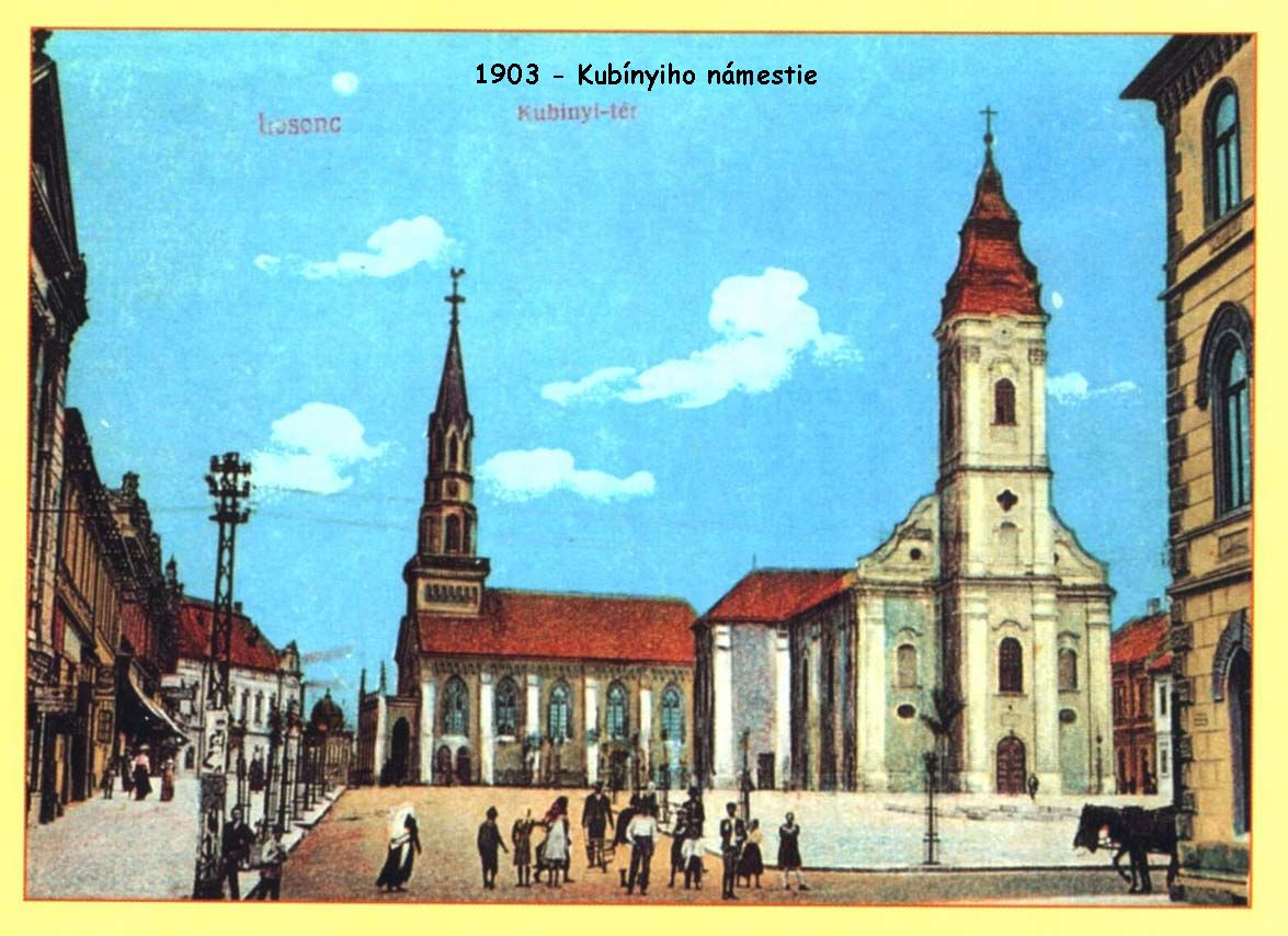 1903 - Kubínyi tér - Kubínyiho námestie v Lučenci