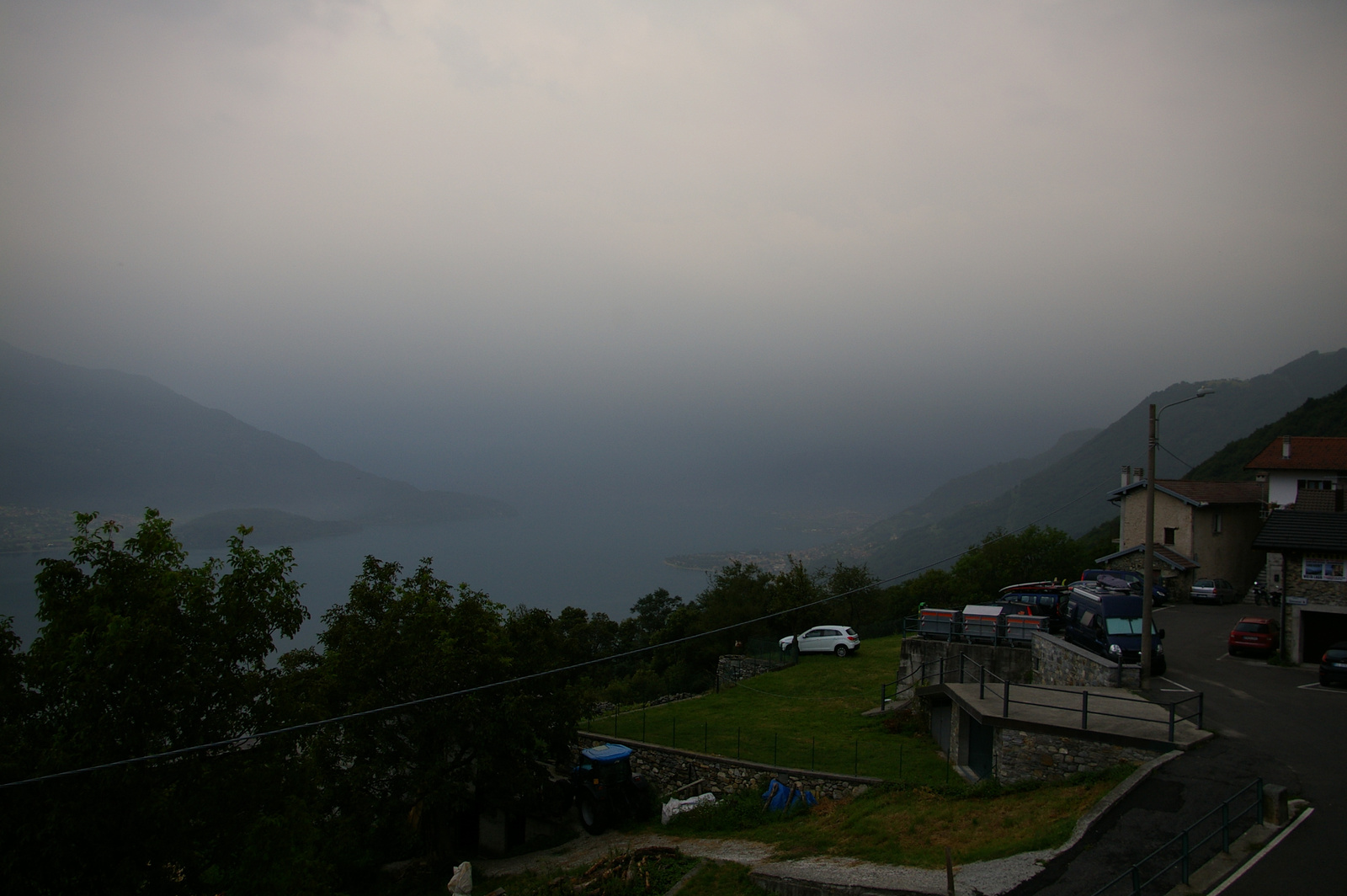 Lago do Como- az első naplemente