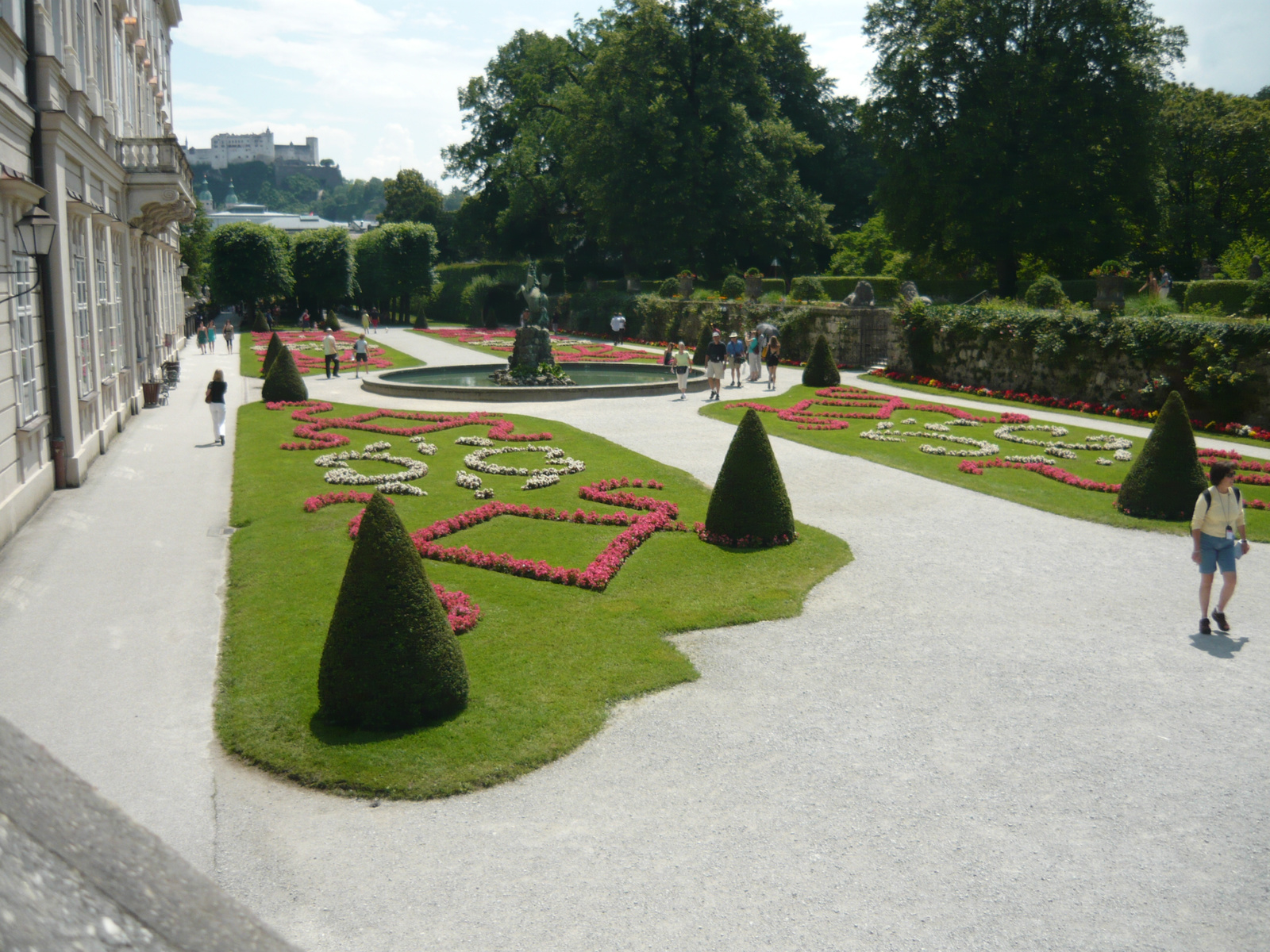 Az érseki palota kertje, Salzburg, Ausztria