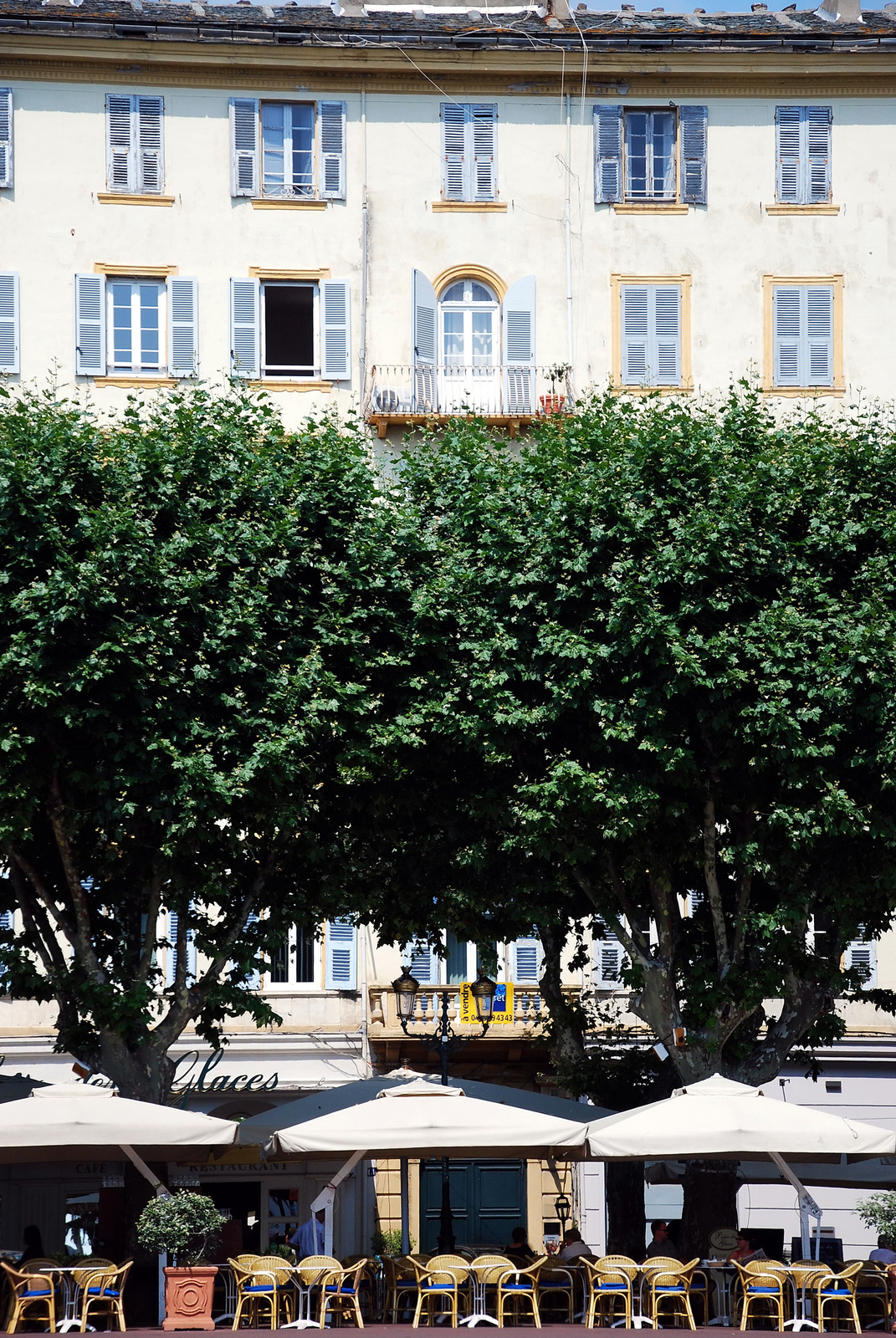 Bastia - a főtér