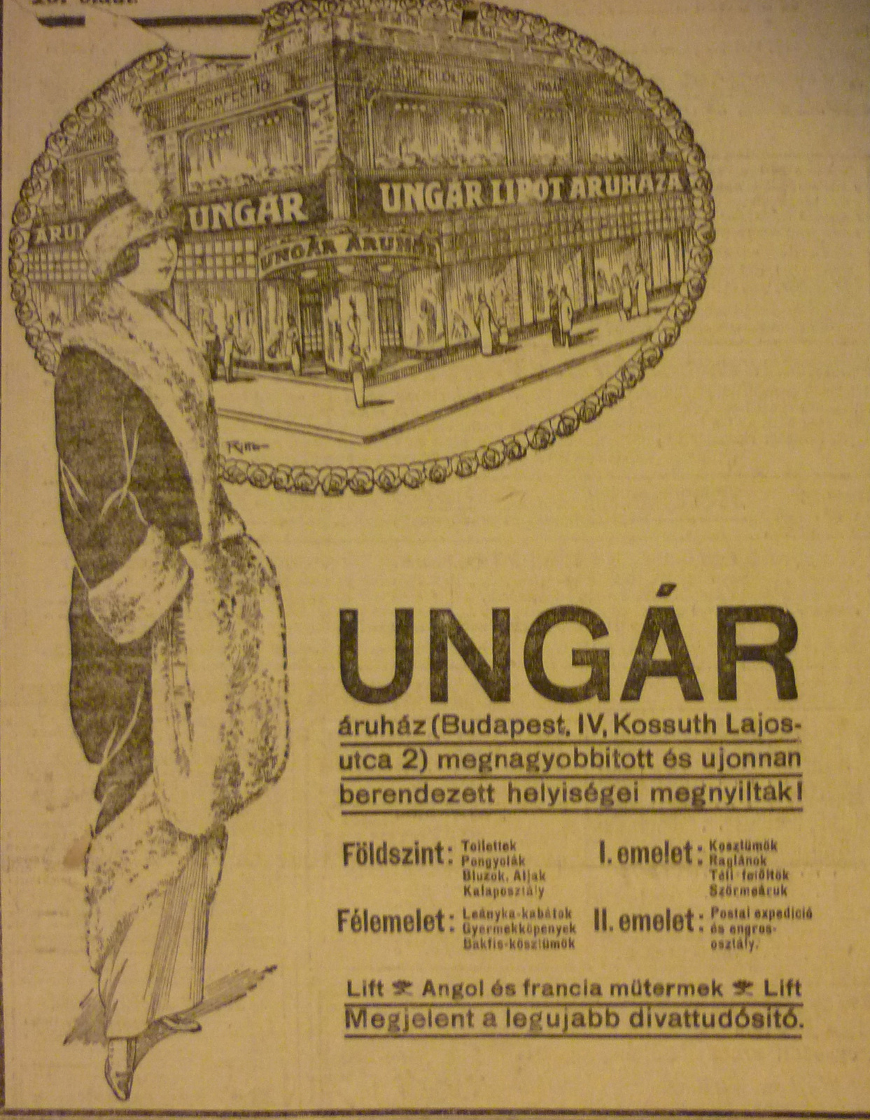 UngarAruhaz-1913December-AzEstHirdetes