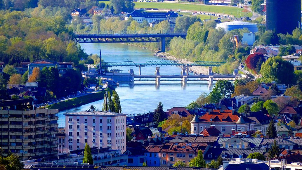 Salzburg, panoráma - duzassztó