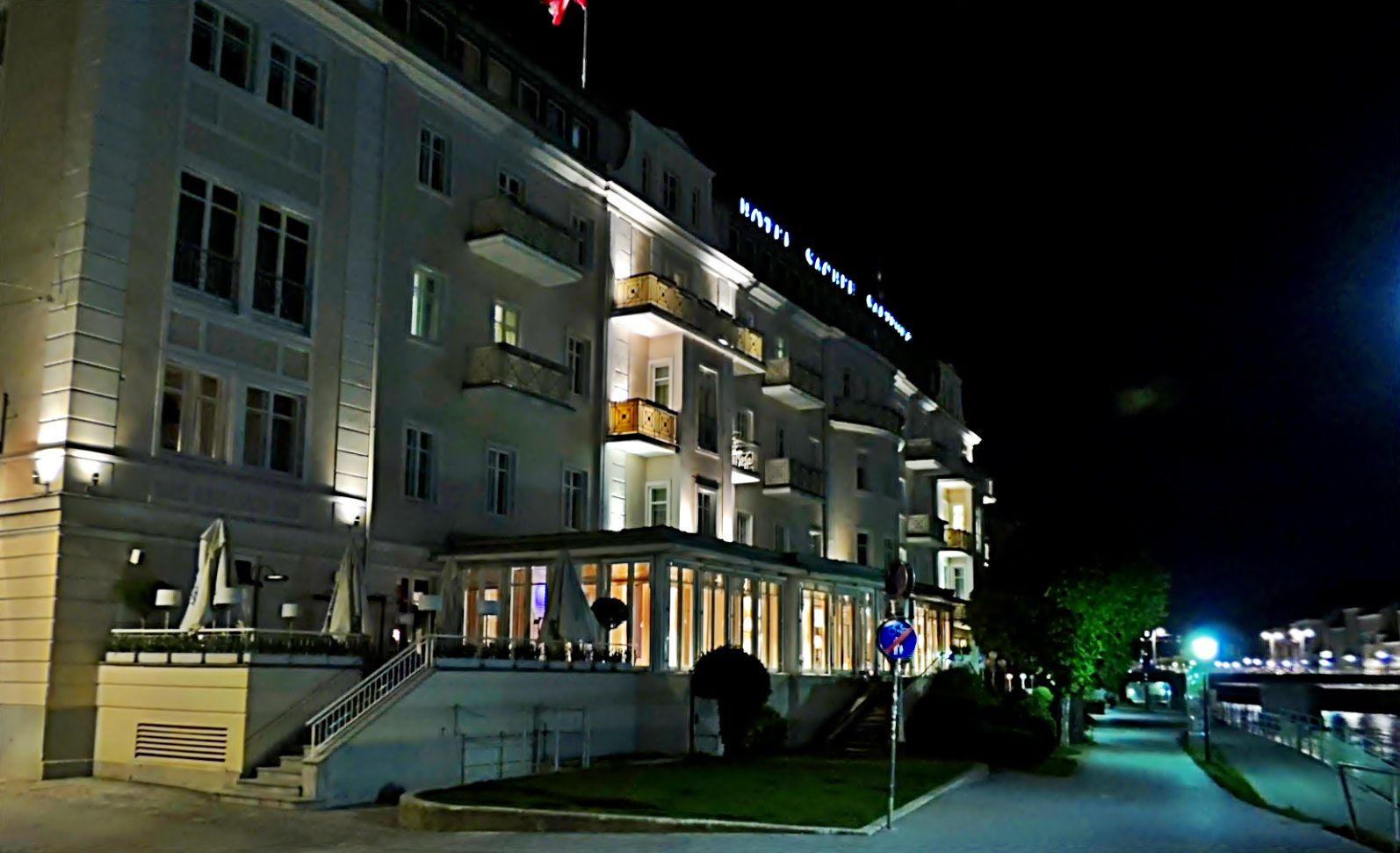 Salzburg éjjel - Hotel Sacher