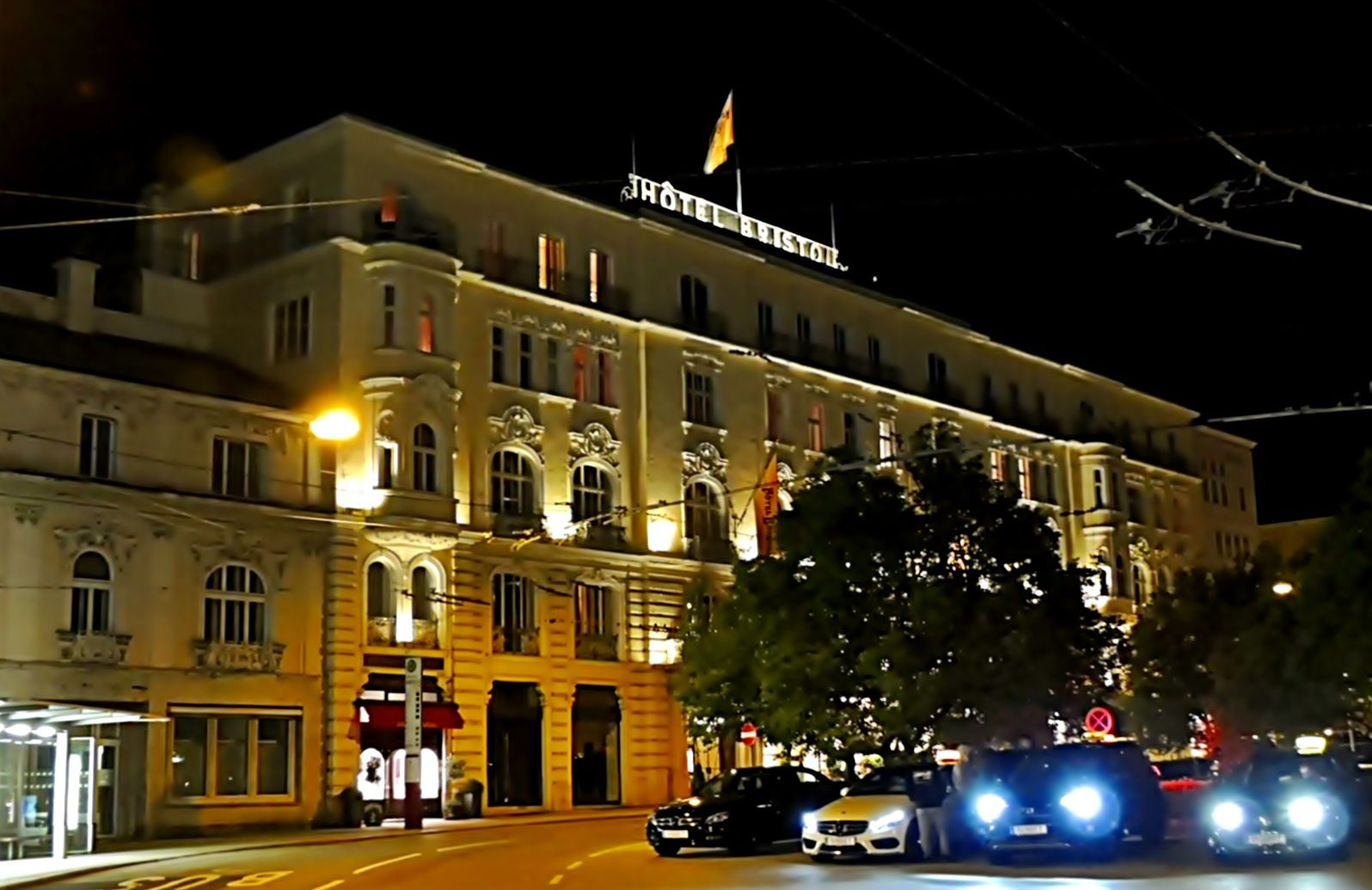 Salzburg éjjel - Hotel Bristol