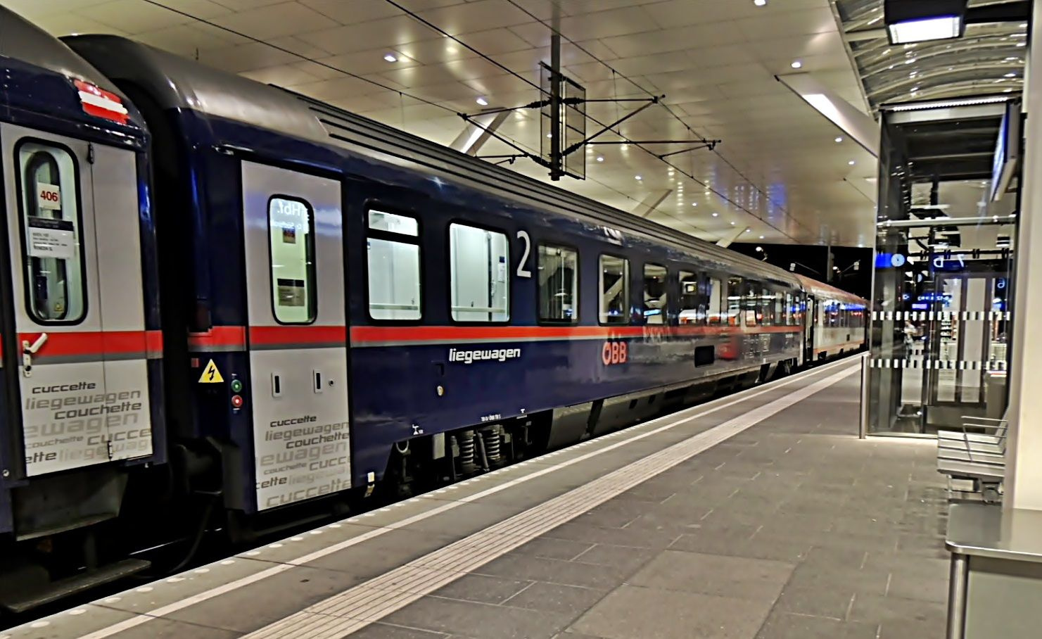 Salzburg éjjel - Hauptbahnhof