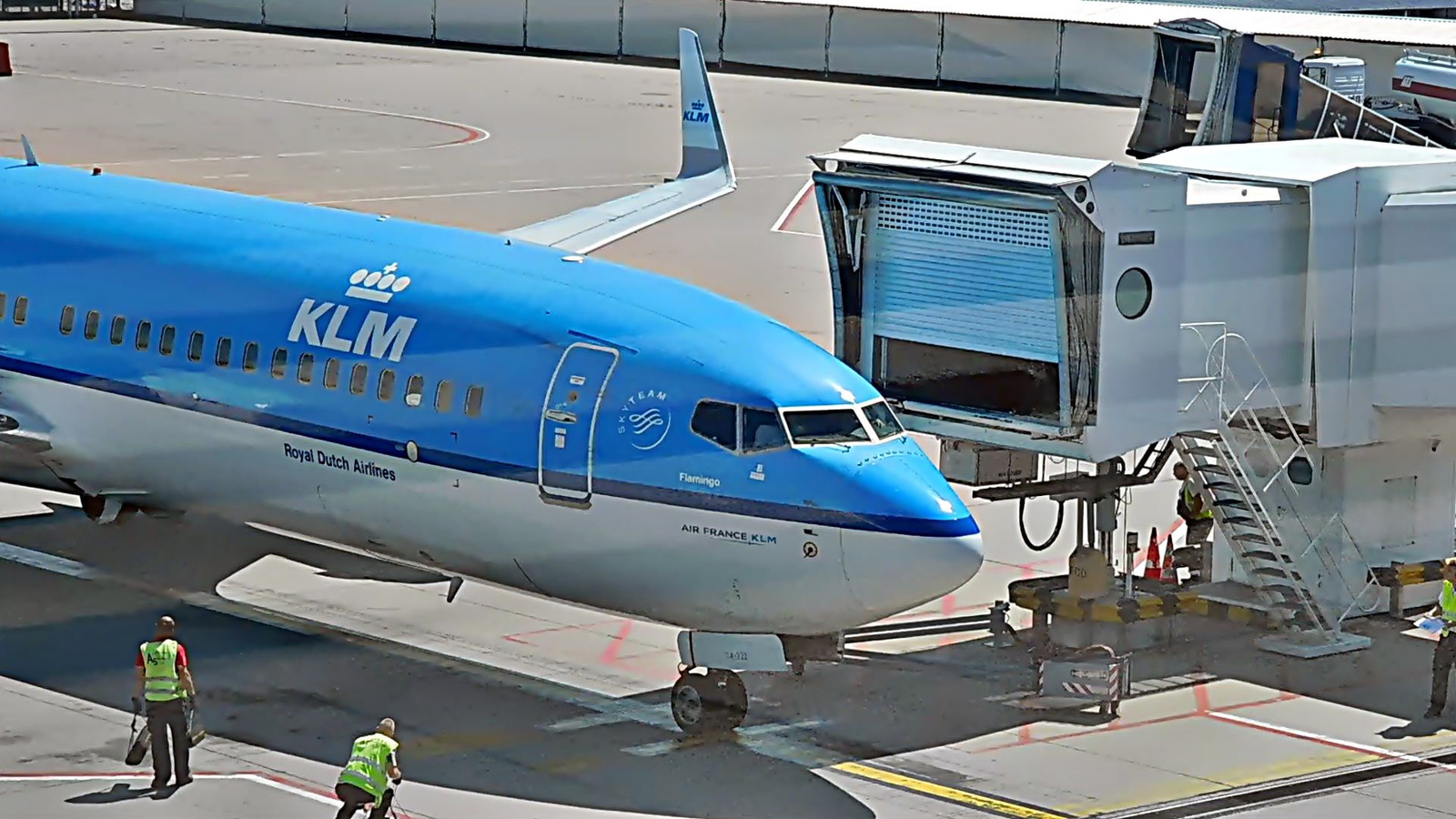 Boeing 737-8K2, KLM, Air France
