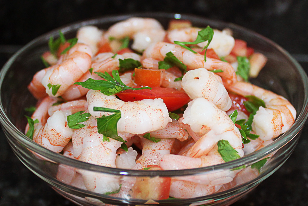 food ceviche camarc3a3o