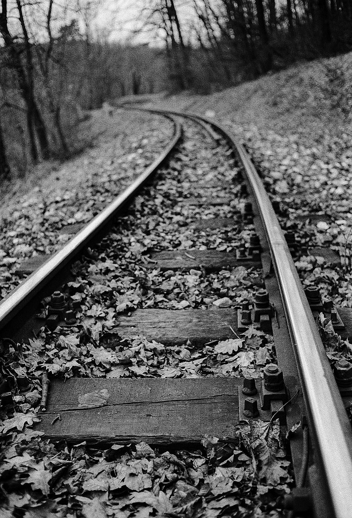 Tracks of the Children's Railway - Minolta SRT 303 Minolta Rokko