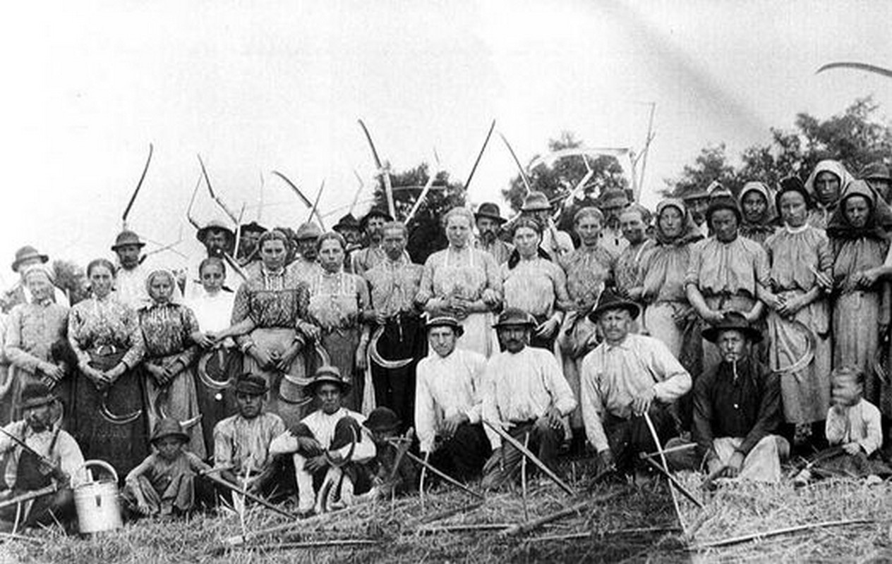 Summás aratók, Tolna megye, 1910 körül.