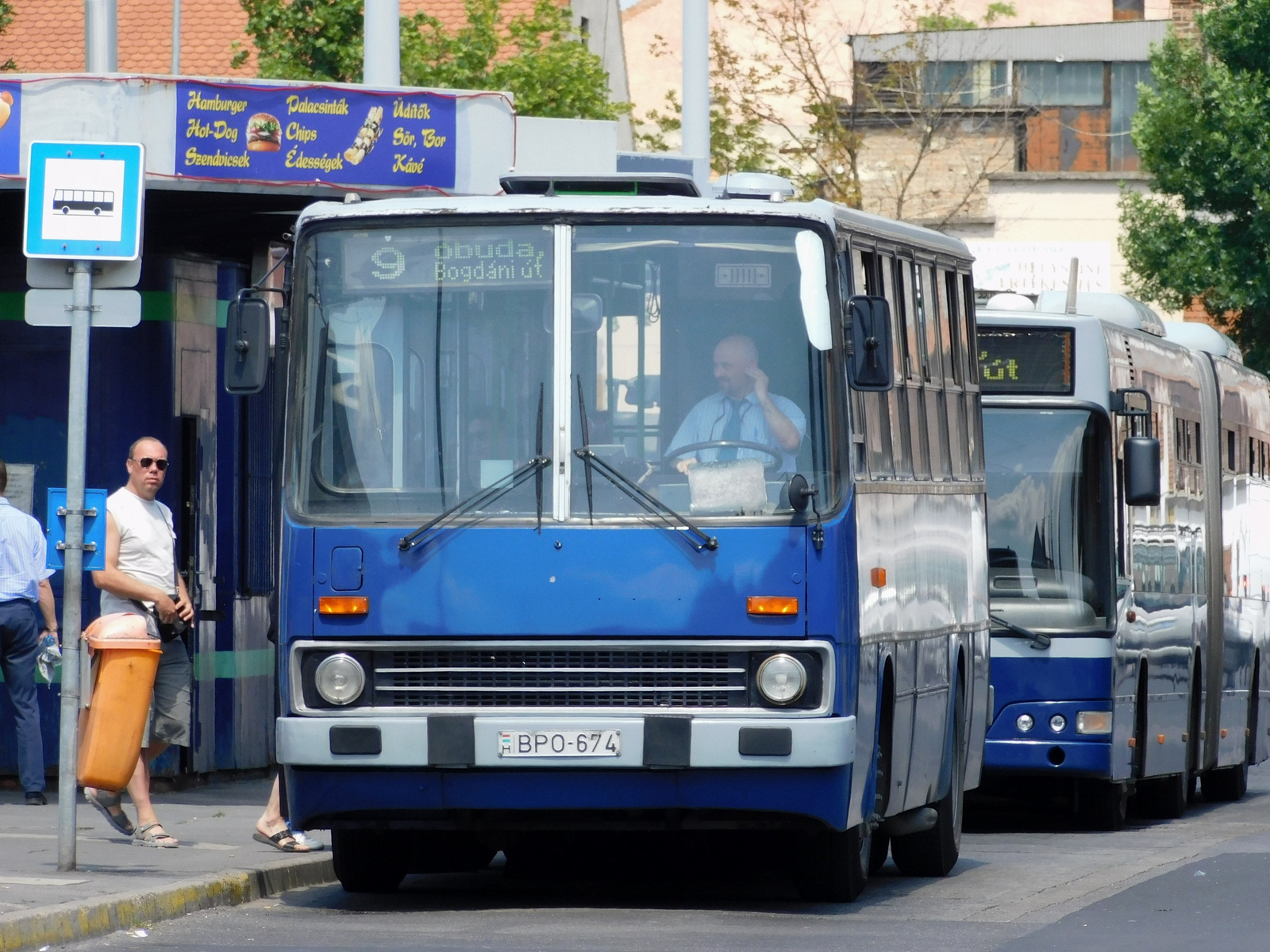 BPO-674,IKARUS 260,Kőbánya-alsó vasútállomás,9-Óbuda,Bogdáni út