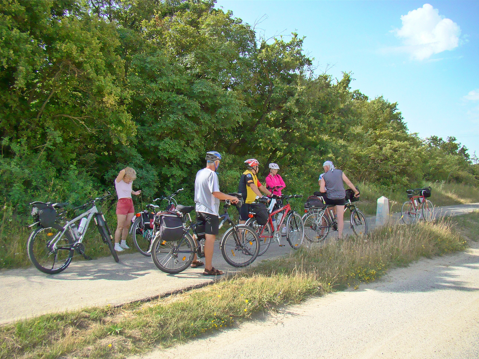 2014 július 5 Veszprémtől Balatonfüredig hajókázos bringatúra (7