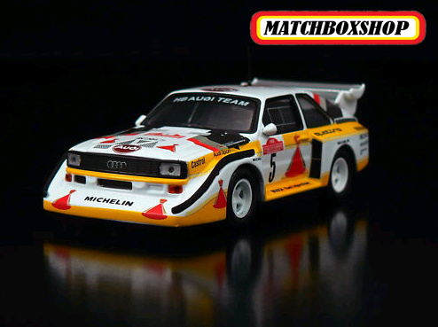 Matchboxshop IXO Audi Quattro Sport E2-Rallye Sanremo 1985