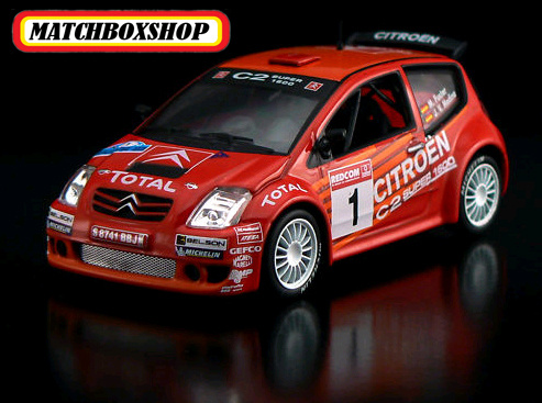 Matchboxshop IXO Citroen C2 Sport S1600-Rallye Rias Bajas 2004