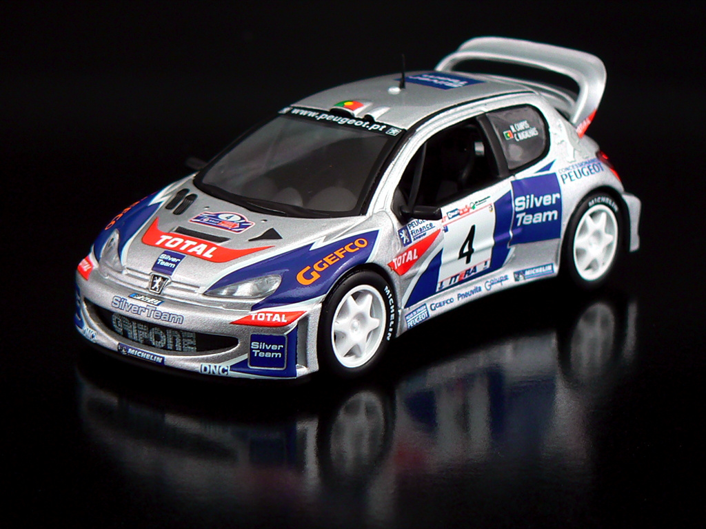 Matchboxshop IXO Peugeot 206 WRC Mille Miglia 2003