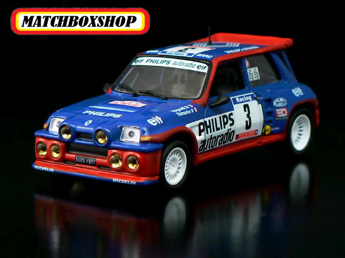 Matchboxshop IXO Renault 5 Maxi Turbo-Tour de Course 1985