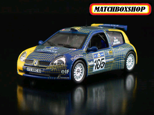 Matchboxshop IXO Renault Clio S1600-Acropolis Rally 2003