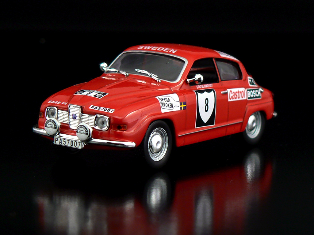 Matchboxshop IXO Saab 96 V4 Swedish Rally 1972