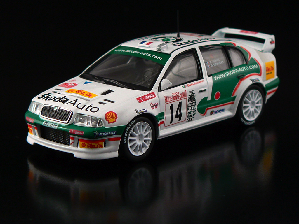 Matchboxshop IXO Škoda Octavia WRC Monte Carlo 2003