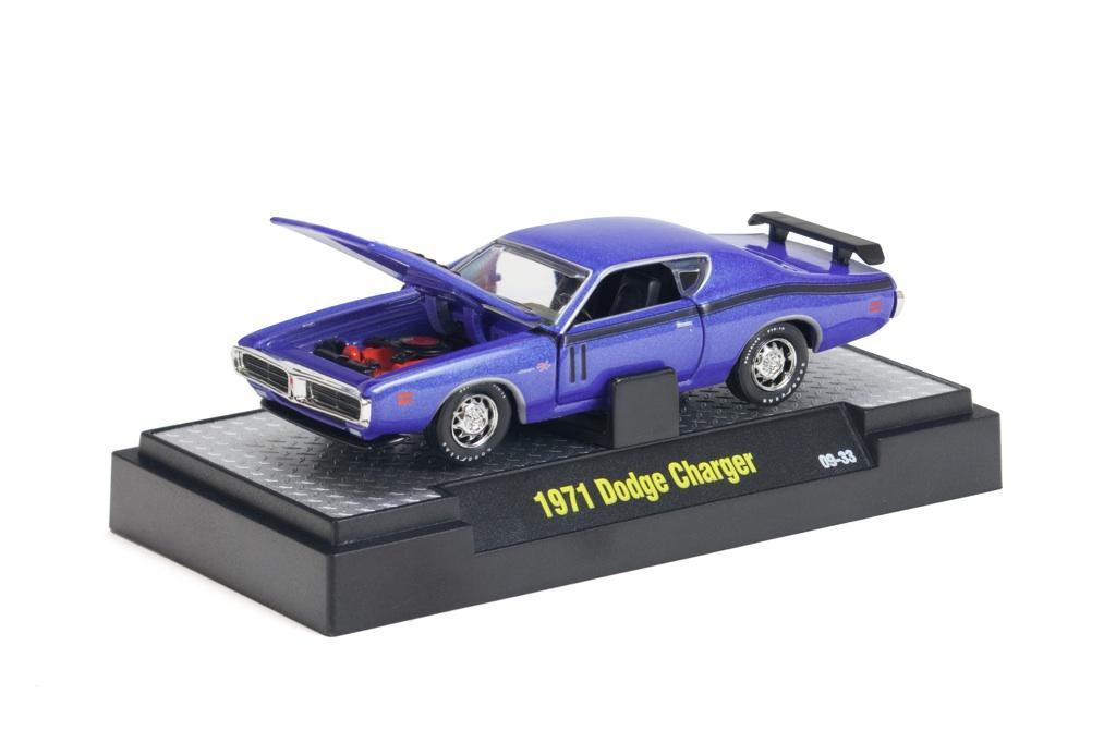 Detroit Muscle Cars Release 8 1971 Dodge Charger Blue