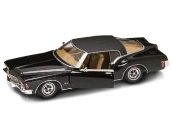 Yatming 1971 BUICK RIVIERA GS BLACK 1-18