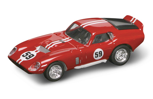 Yatming 1965 SHELBY COBRA DAYTONA COUPE RED 1-43